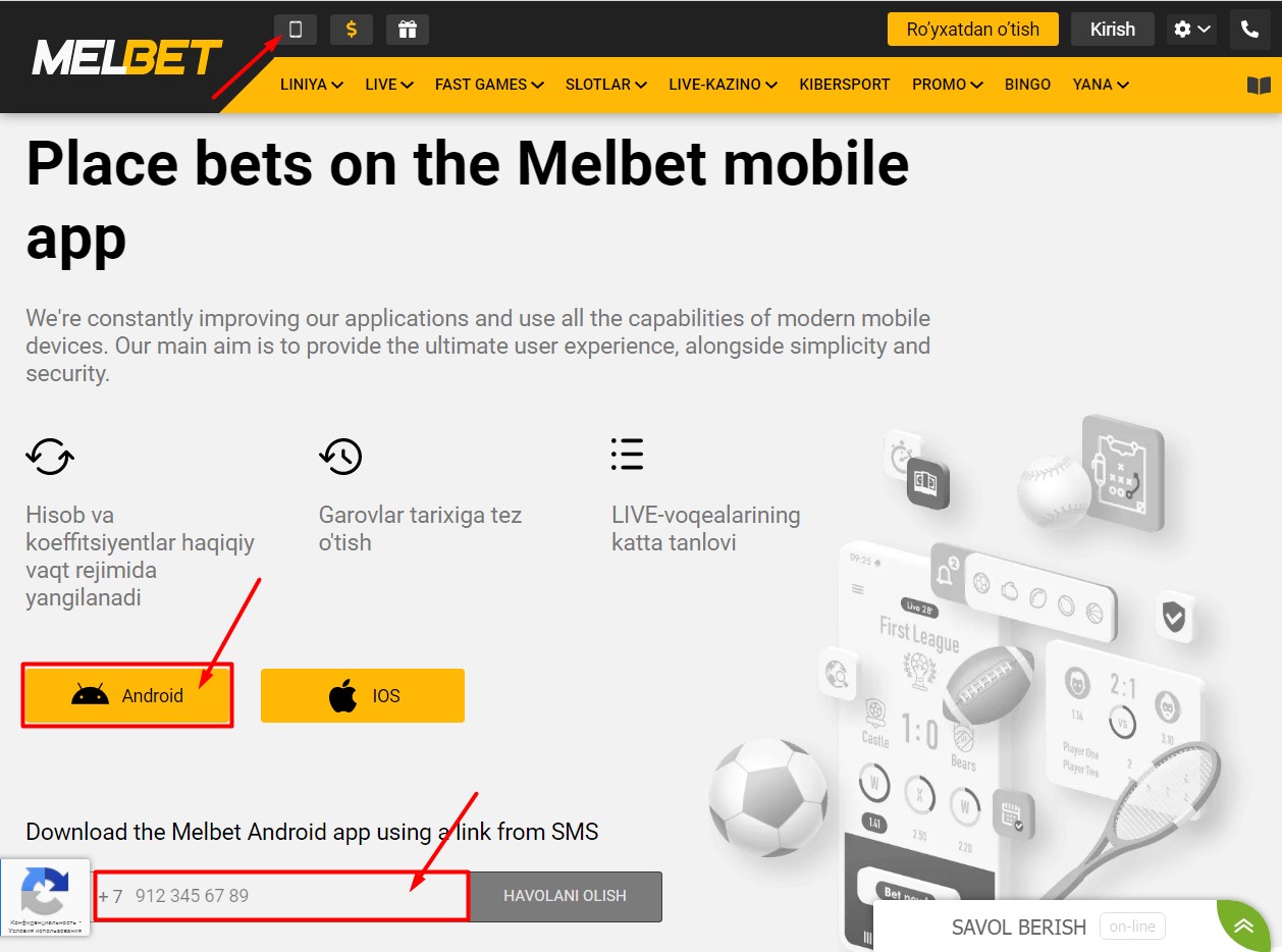 Melbet Android
